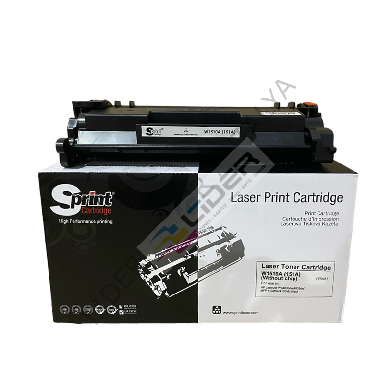 S PRINT W1510A (151A) TONER - ÇİPLİ - 3.05K* ✅