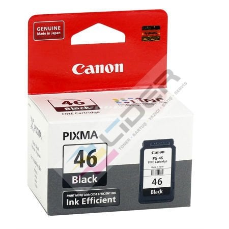 Canon PG-46 / Siyah Orjinal Kartuş ⚫