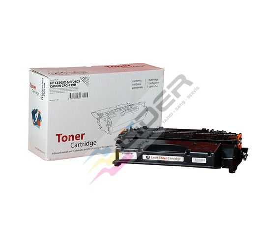 XBox HP UYUMLU CE505X,CF280X & CANON UYUMLU CRG-719H TONER (6.9K)