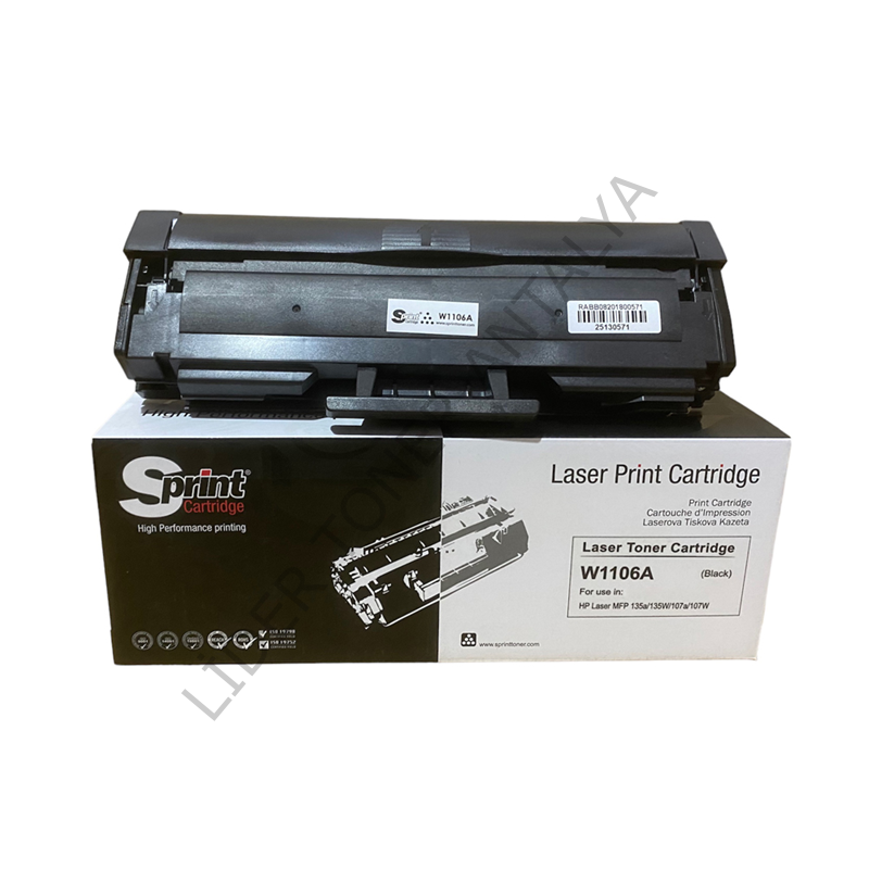 S PRINT HP W1106A (106A) TONER - ÇİPLİ✅