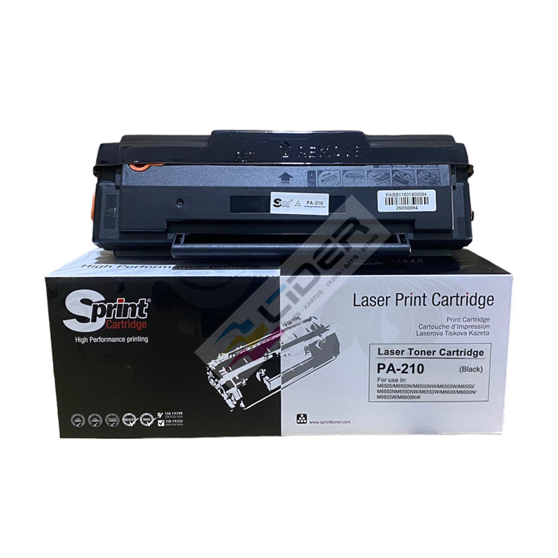S PRINT PANTUM PA-210/PA-211 TONER (1.6K*) ÇİPLİ ✅