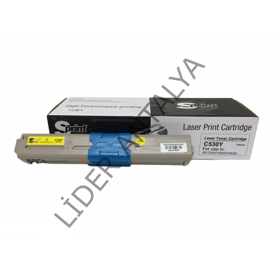 S PRINT OKİ C510/C511/C530/C531/MC561 YELLOW TONER - 5K*