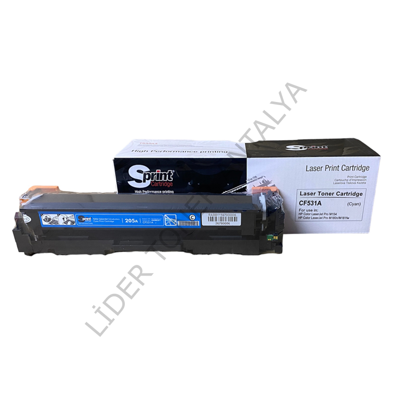 S PRINT CF531A (205A) CYAN TONER (0.9K*)