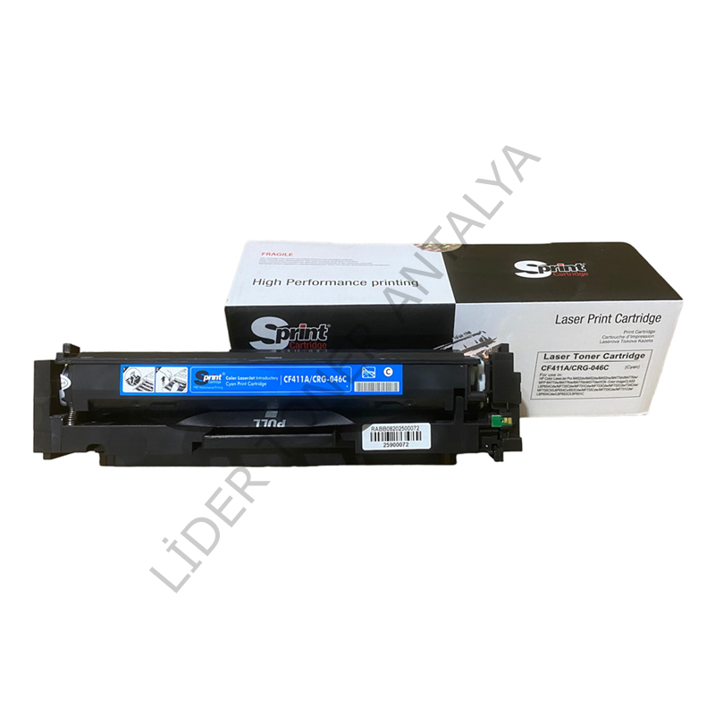 S PRINT CF411A (410A) CRG-046 CYAN TONER (2.3K*)