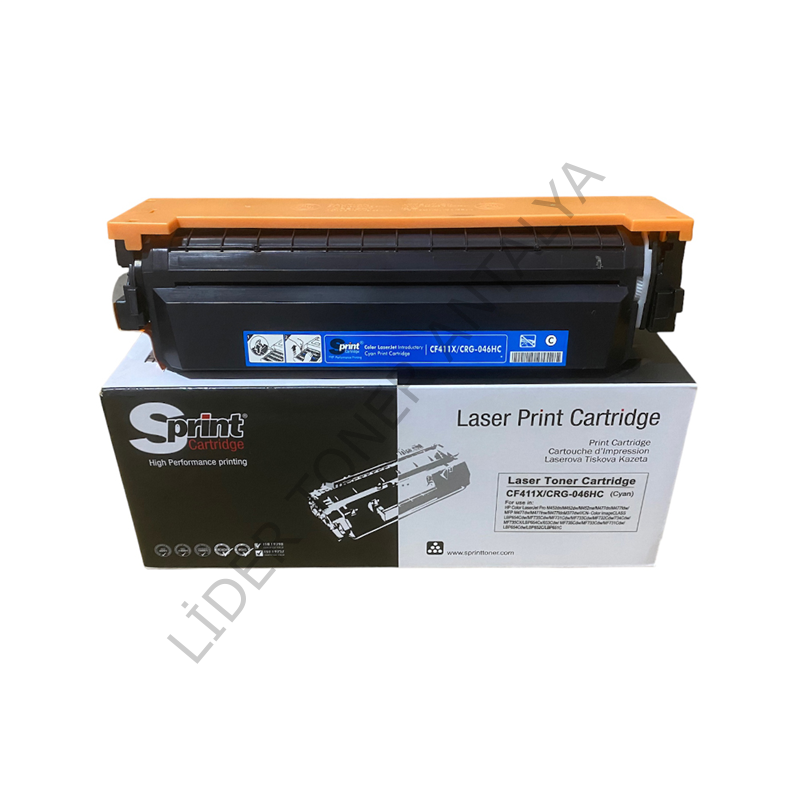 S PRINT HP CF411X (410X) CRG-046H CYAN TONER 5 K*