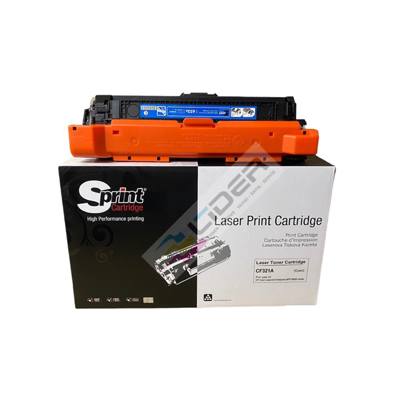 S PRINT CF321 (652A) CYAN TONER (16.5K*)