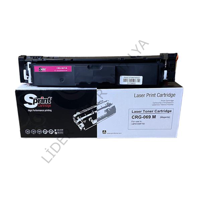S PRINT CRG-069 MAGENTA TONER (ÇİPSİZ) (1.9K*) ÇİPSİZ ⛔